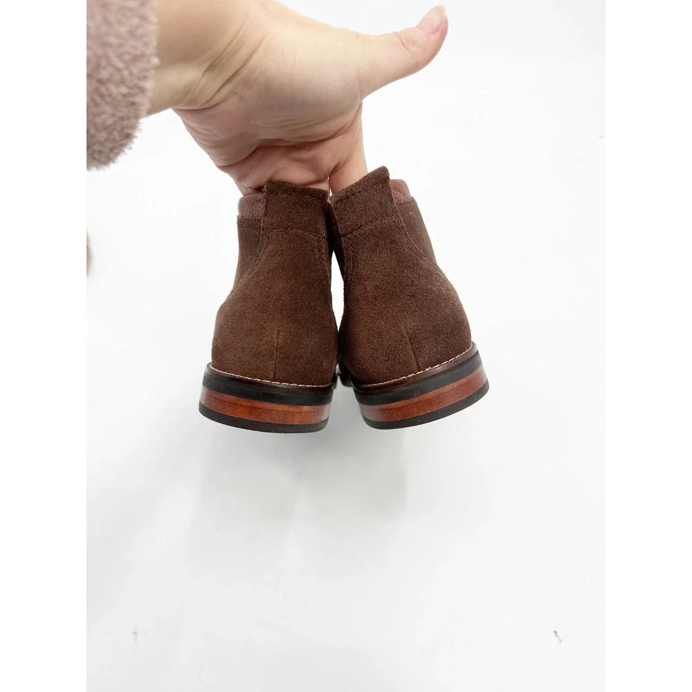 Cole Haan Ogden Mens 9M Brown Suede Chukka Boots Lace Up Ankle Boots NWOT